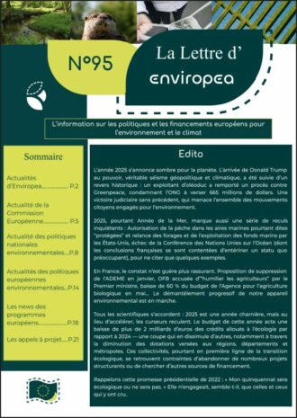 Lettre d'Enviropea n°95