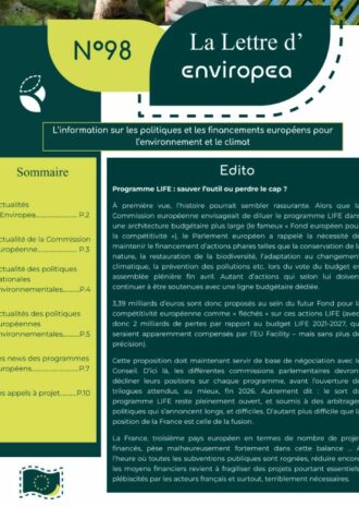 Lettre d'Enviropea n°98