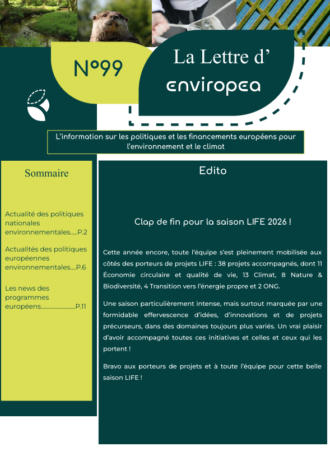 Lettre d'Enviropea n°99